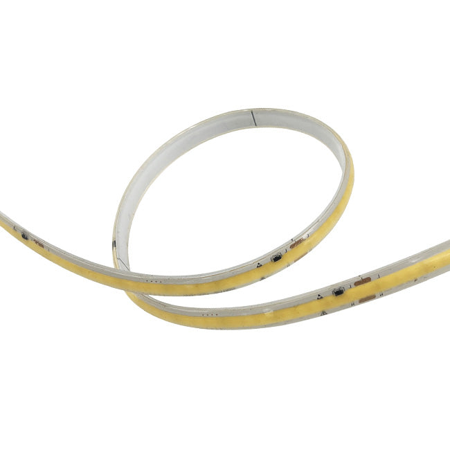 24V Striscia LED COB IP65 11W/M Bianco Freddo 6000K 5 Metri 480 LED/M 841LM/M CRI≥90 W8xH4.5mm 180°