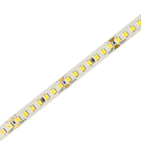 24V Striscia Led SMD Da 10 Metri, 16W/M 135lm/W 182SMD/M, Bianco Caldo 3000K, Larga 8mm, Dimmerabile PWM, Tagliabile ogni 7smd Da 38mm, IP20, CRI>80