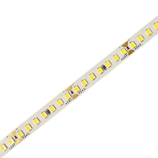 24V Striscia Led SMD Da 10 Metri, 16W/M 135lm/W 182SMD/M, Bianco Freddo 6500K, Larga 8mm, Dimmerabile PWM, Tagliabile ogni 7smd Da 38mm, IP20, CRI>80