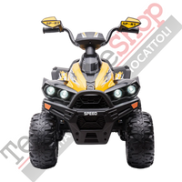Quad Elettrico per Bambini Quad Medio Sport 12V-Giallo