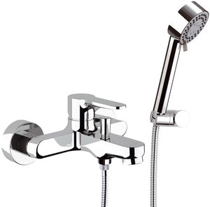Rubinetto vasca esterno con kit doccia anticalcare a 4 funzioni - serie winner