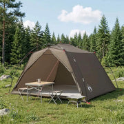 Tenda a tunnel Marrone e Grigio 4 persone 42019360