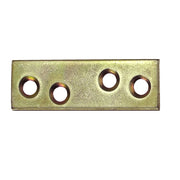 Lastrine diritte 100 x 15 mm. - zincate giallo - 4 pz.