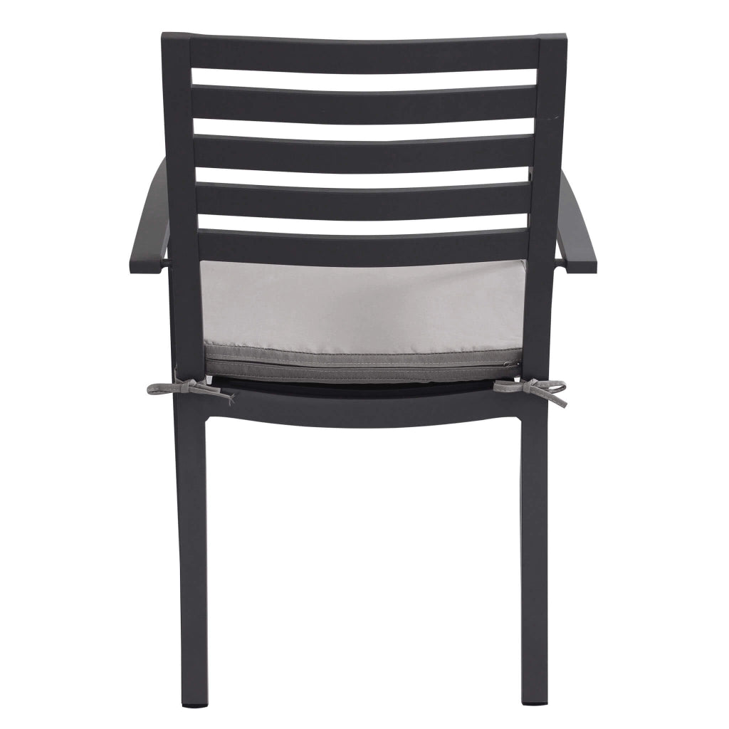 Poltrona da Giardino Impilabile in Alluminio cm 55 5x61x85 - DAVID