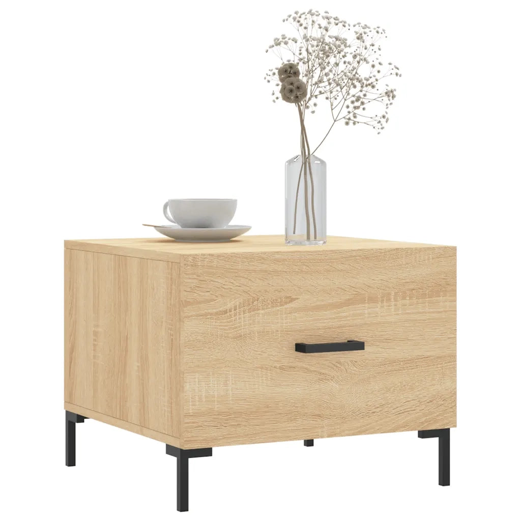 2 pz Tavolini salotto | Tavolino da caff¨¨ | Tavolino da Soggiorno Rovere Sonoma 50x50x40cm Legno Multistrato