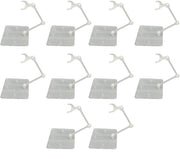 Sostegno per Figurine in Acrilato Translucido - 10 Pezzi - Supporto per Figurine in Posa - Materiale di Alta Qualità - Adatto per Figurine da 6 Pollici - Sostegno per Figurine in Posa