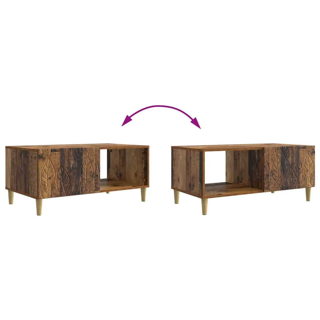 Tavolino da salotto Legno antico 90 x 50 x 40 cm 895193