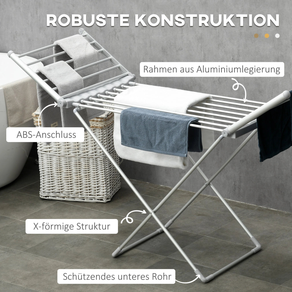 Stendibiancheria Elettrico Riscaldato ¨C Xylo ¨C 45-55¡ãC Pieghevole 144x53x96cm