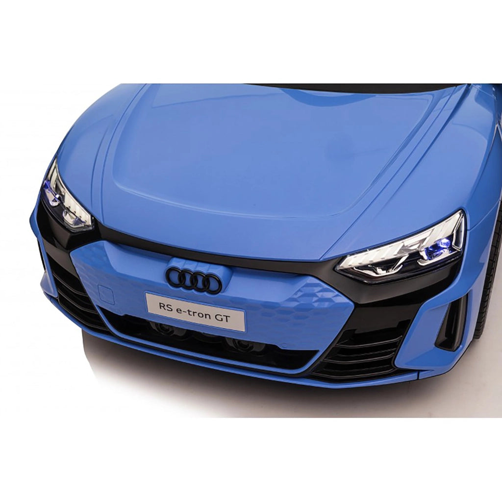 Macchina Elettrica per Bambini 12V Licenza Ufficiale Audi RS E-Tron GT con Telecomando Blu
