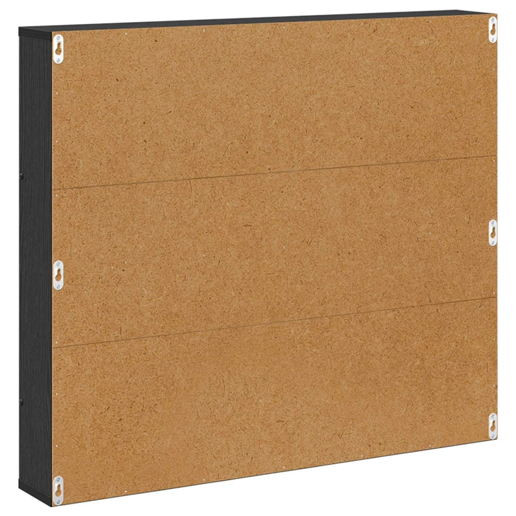 Scaffale per riviste Rovere Nero 80 x 12 x 70 cm CFW6515169