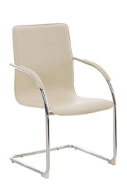 Sedia Melina in similpelle crema