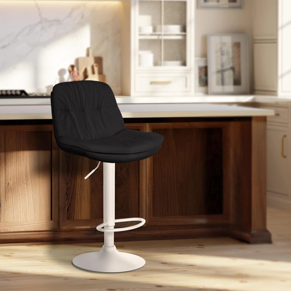 Barhocker Laurel Stoff weiЯ