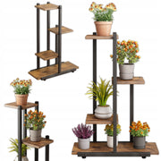 Fioriera Alta Marrone 40x20x68 cm Ideale per Giardino