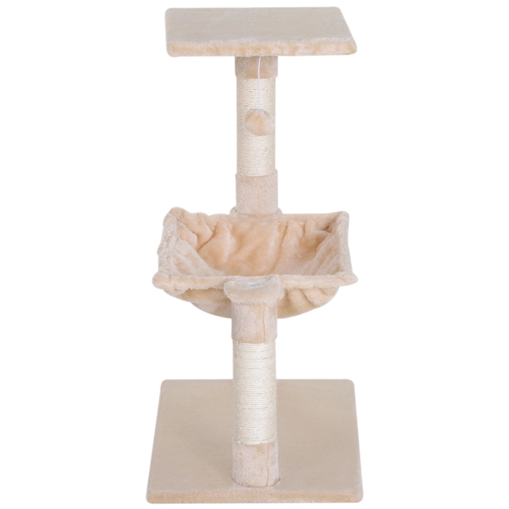 Albero tiragraffi per gatti ¨C zephmum ¨C beige 70 cm