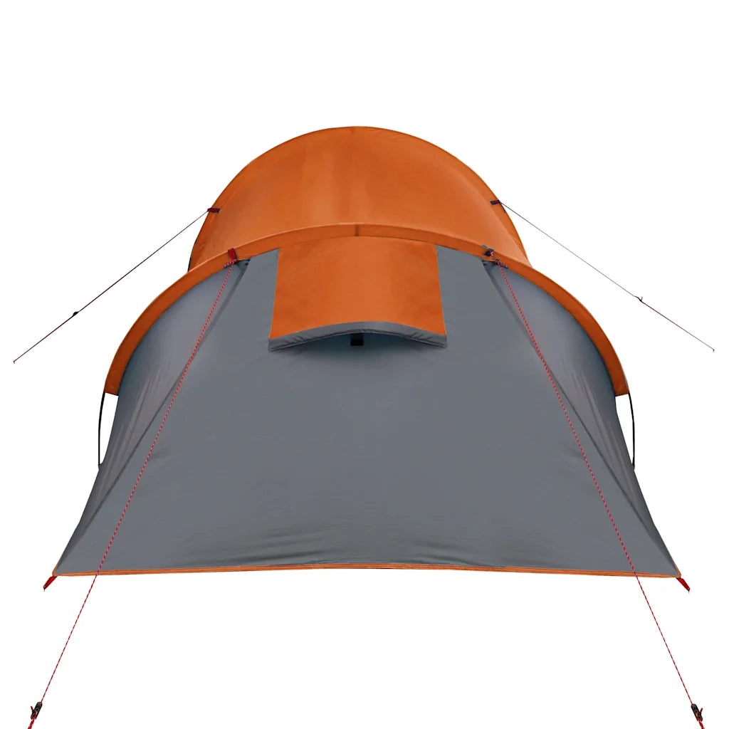 Tenda da Campeggio a Tunnel 2 Persone Arancione Impermeabile 94388