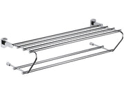 Portasalviette da muro quadruplo 60 cm - serie forma
