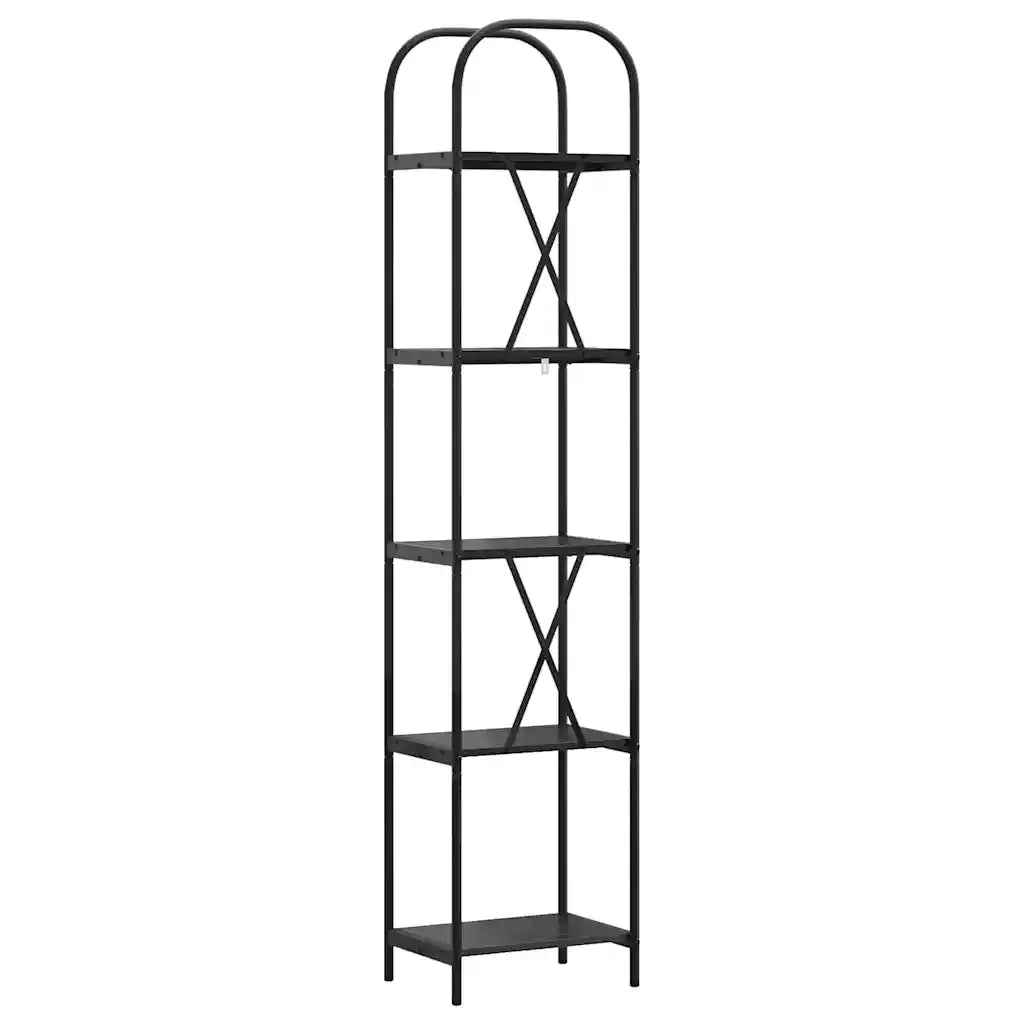 Libreria Rovere Nero 40 x 30 x 183 cm Legno multistrato 879869