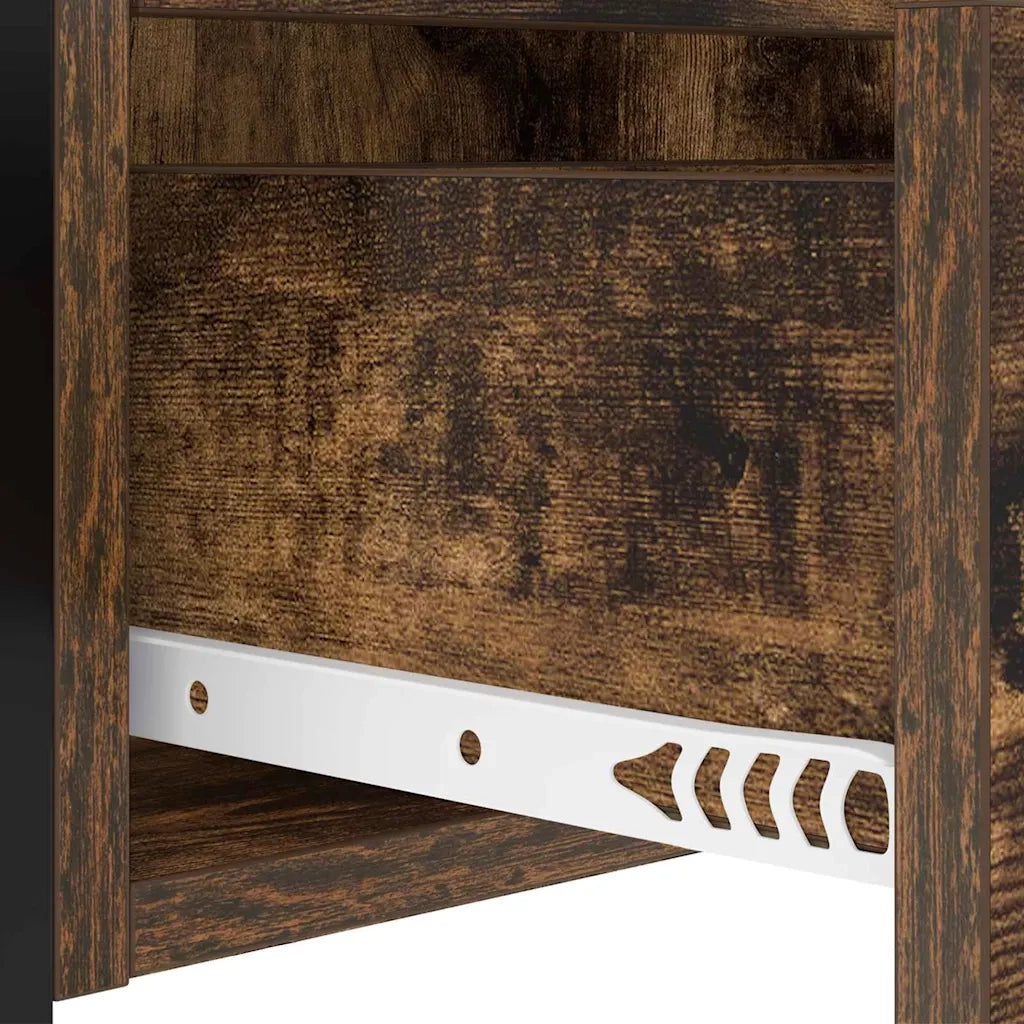 Armadio da Notte Rovere fumé 40 x 31 x 60 cm Legno multistrato 859464
