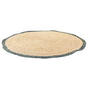 Tappeto rotondo in juta marrone d120x1h