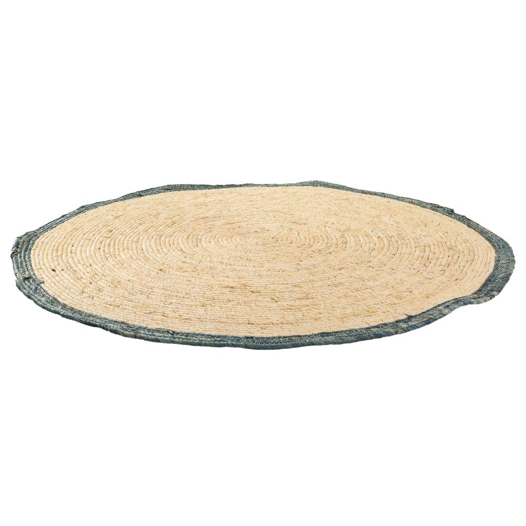 Tappeto rotondo in juta marrone d120x1h
