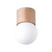Plafoniera Zenito Pure Lume legno naturale G9 8W PU1190