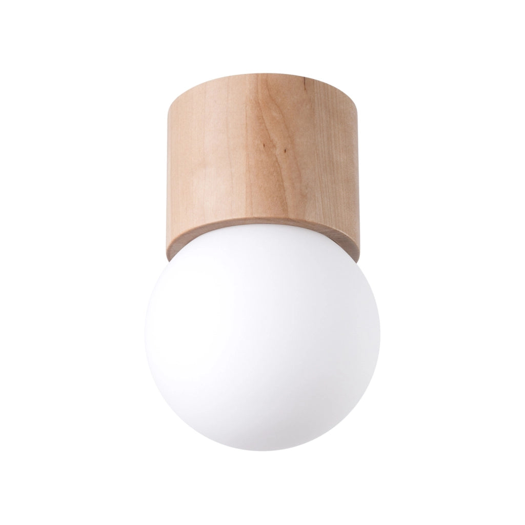 Plafoniera Zenito Pure Lume legno naturale G9 8W PU1190