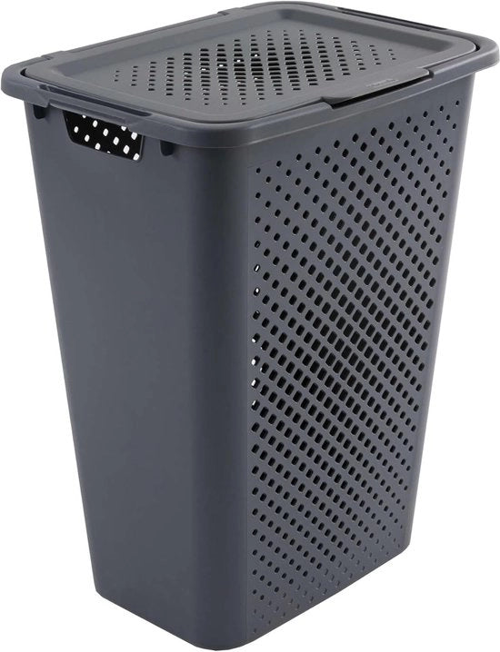 Wastebasket grande - grigio - adatto a ogni abitazione