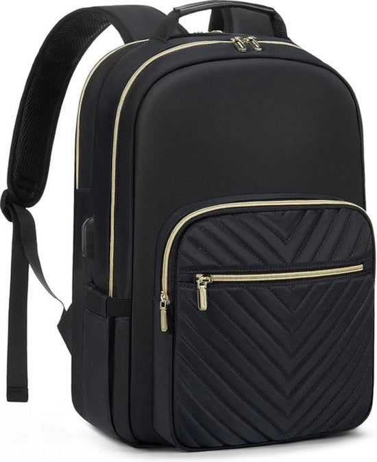 Borsa Portatile per Donne - 15.6" - Impermeabile con Porta Carica USB - per Lavoro e Viaggi