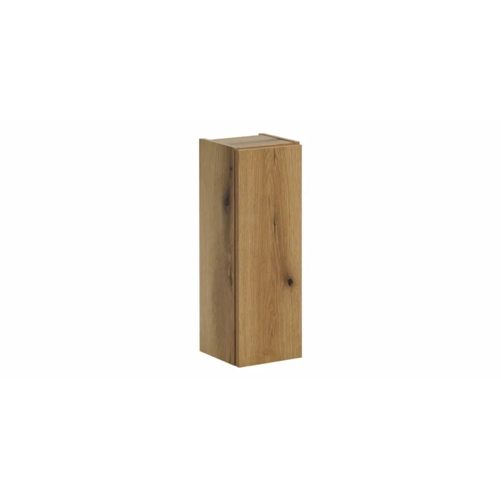 Mobiletto da bagno VANO - 1 porta - Colore quercia - L20 × P57 × H18 cm - Da appendere