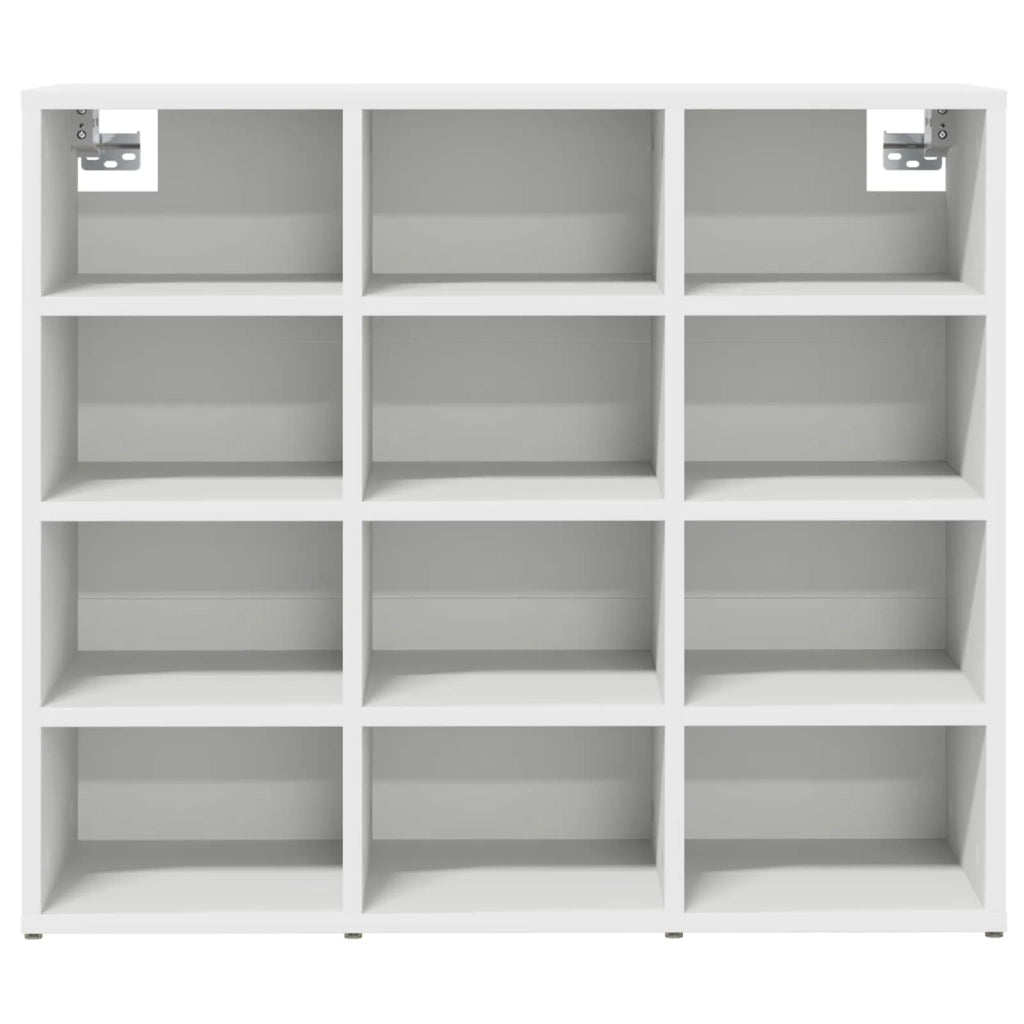 Mobile per scarpe-Scarpiera Bianco 77,5 x 30 x 67 cm Legno multistrato