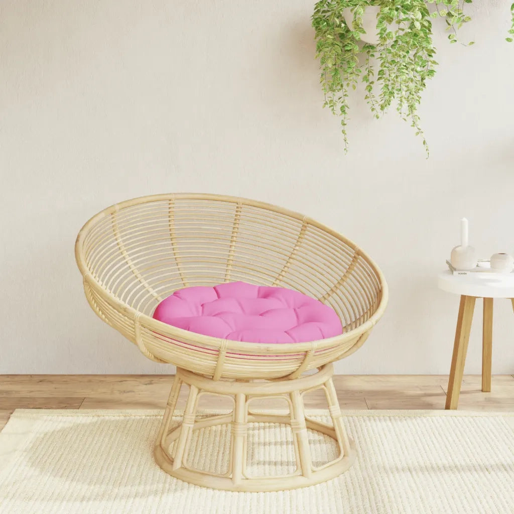 Cuscino Rotondo Rosa Ø 60x11 cm in Tessuto Oxford 361960