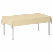 Tovaglia da Tavolo 5 pz Rettangolare Bianco Crema 140 x 220 cm 42040475