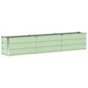 Fioriera | Cassetta per fiori | Vaso Verde 240 x 40 x 45 cm Acciaio