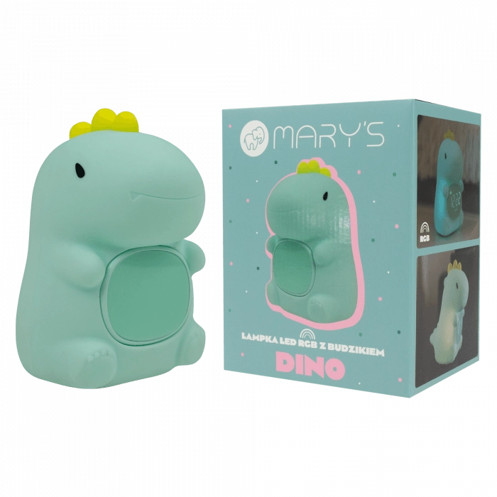Mary's Lampada Notturna Dino LED RGBW Sveglia Blu