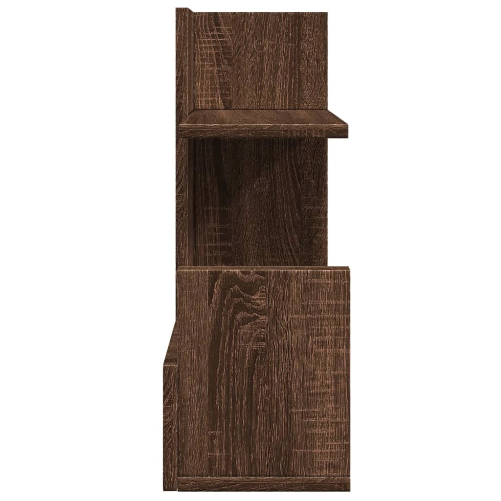 Mobiletto portaoggetti per ufficio 49 x 20 x 52,5 cm marrone 02_0043571