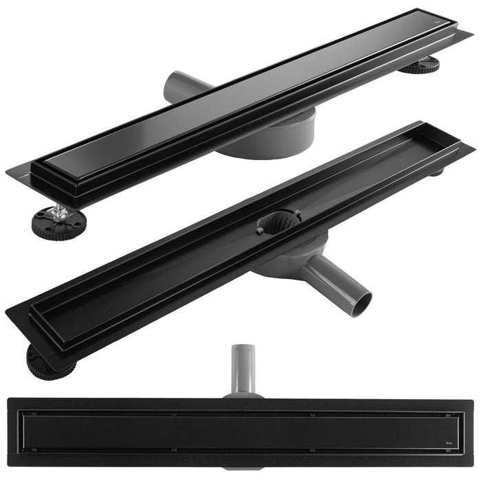 Canalina Di Scarico Neox Pro Black Matt 90