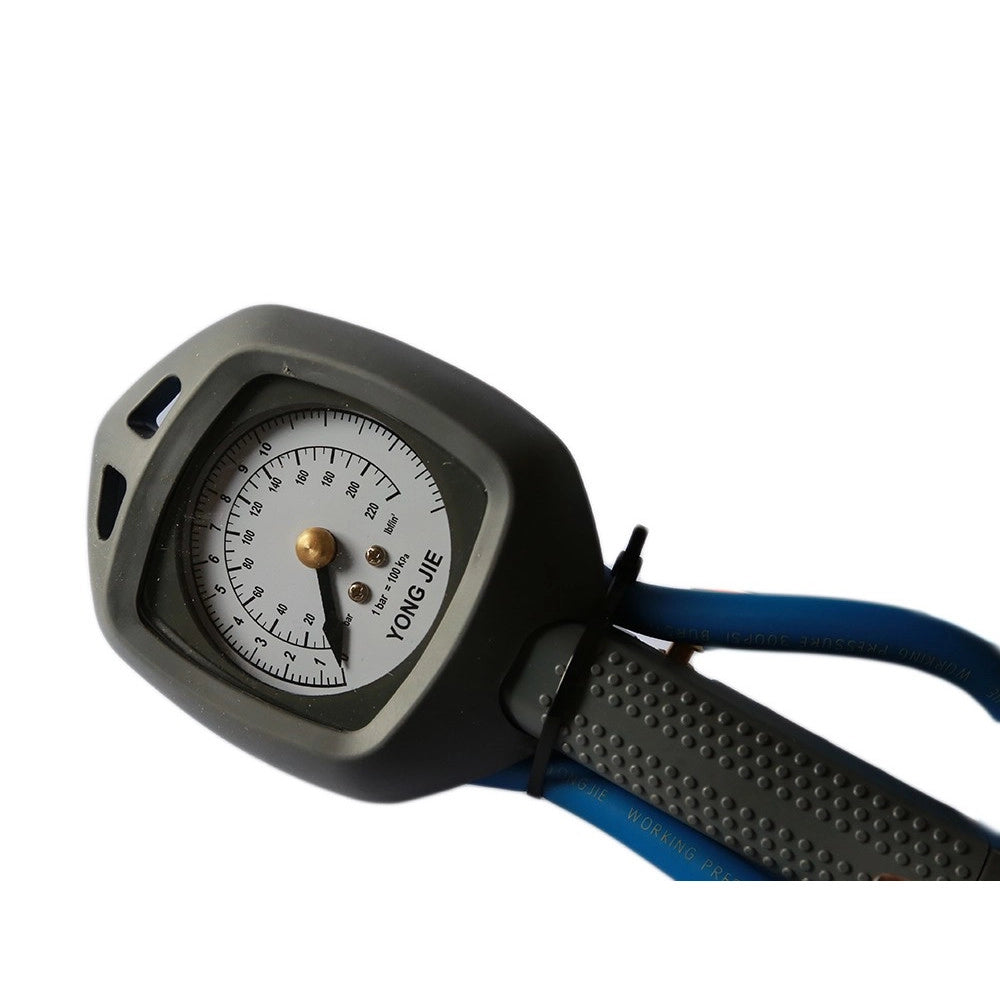 Trade Shop - Pistola Manometro Gonfiaggio Compressore 0-16 Bar 0-220 Psi Professionale -