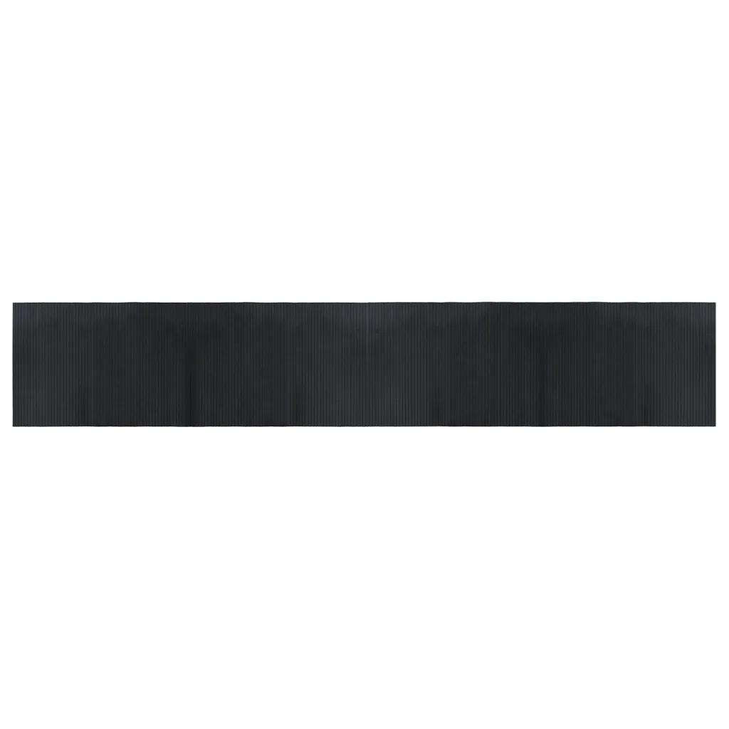 Tappeto Rettangolare Nero 70x400 cm in BambÃ¹