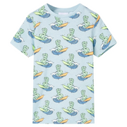Pigiama da Bambino a Maniche Corte Azzurro 116 CFW1765040