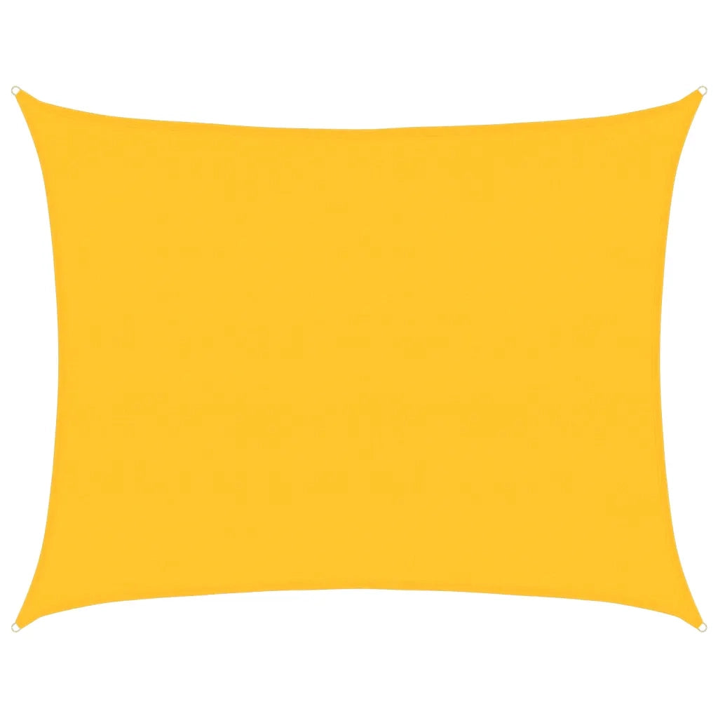 Vela Parasole 160 g/mÂ² Rettangolare Giallo 6x8 m in HDPE