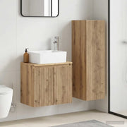 Set di mobili per il bagno 2 pz Rovere Artigianale 3406132