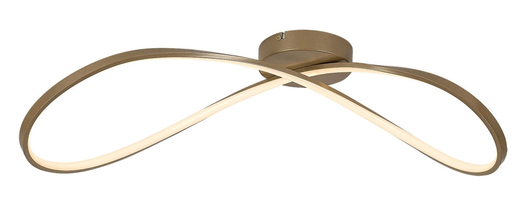 Plafoniera LED Rabalux Castiel oro anello 30W 3000K