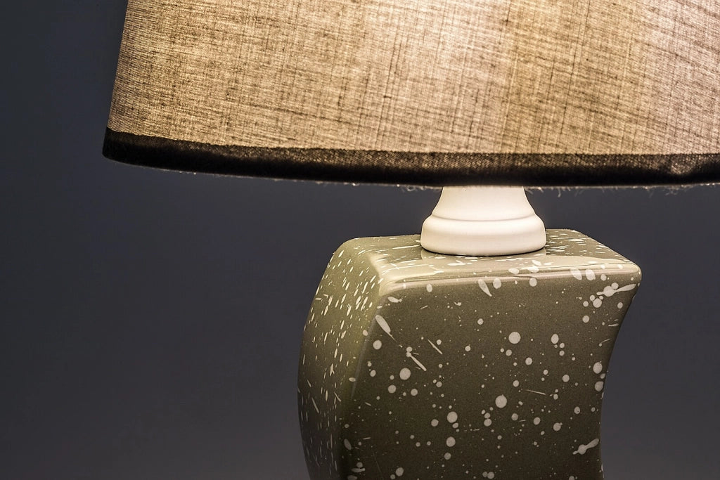 Lampada da tavolo Dayami ceramica grigio 1xE14 Rabalux