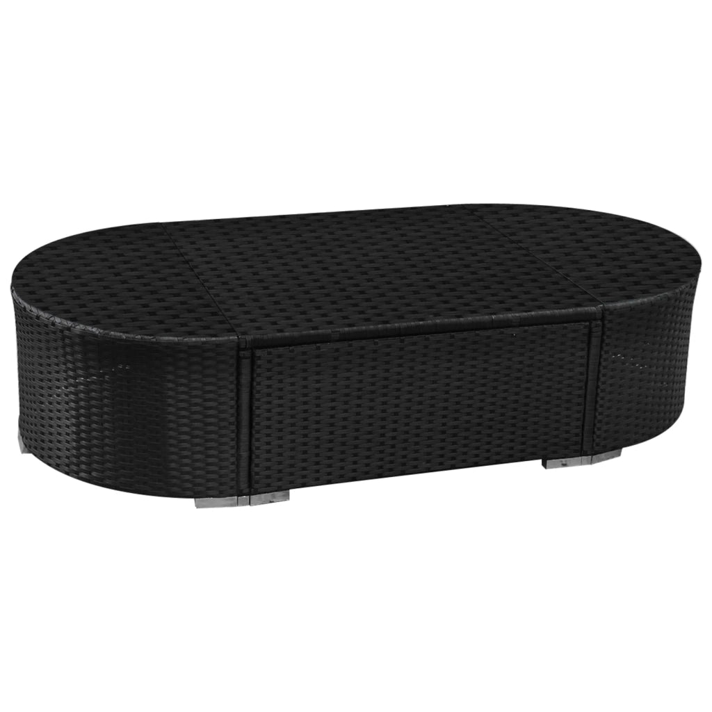 Set di Divani Rotondi 11 pcs Blu polyrattan 42399
