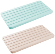 Asciugamano con tecnologia di assorbimento di diatomee, 2 pezzi di scaldabagno con diatomee, 2 colori pietra di iato per tappeto bagno, utilizzo domestico moderno, per mantenere asciutto la tavola o il bancone