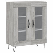 Buffet credenza cassettiera armadio mobile contenitore organizer cucina soggiorno Sonoma 69,5 x 34 x 90 cm legno ingegnerizzato grigio 02_0036496
