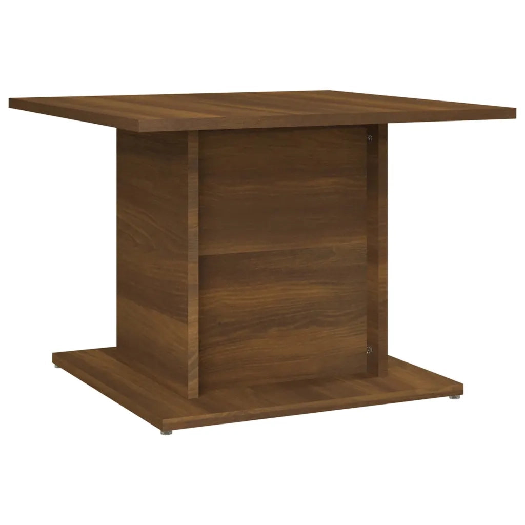 Tavolino da Salotto Rovere Marrone 55,5x55,5x40cm in Truciolato 813097
