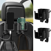 Organizzatore universale per auto - contenitore per bicchieri - supporto per telefono - accessorio per la testiera di sedile posteriore