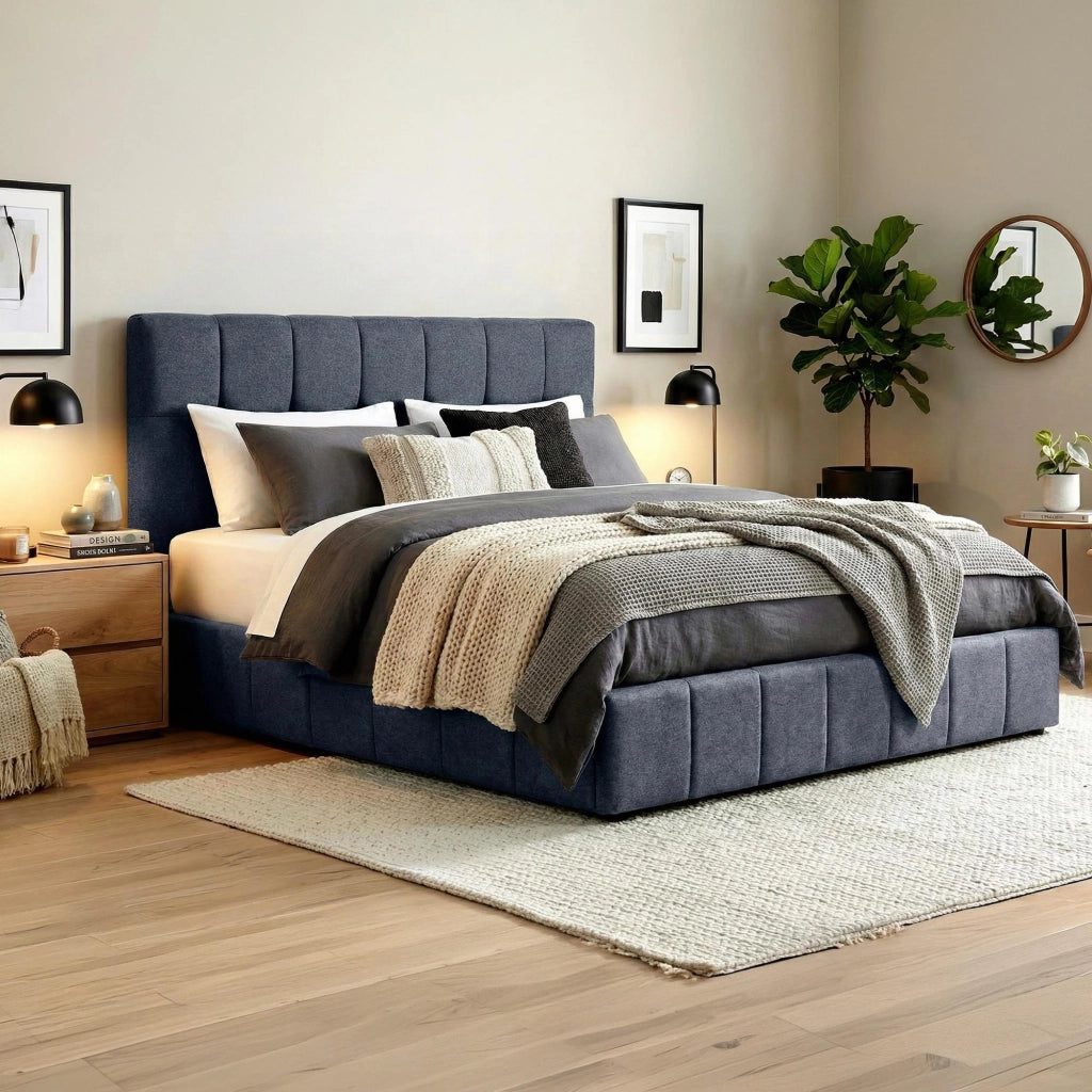 Letto Ladia tessuto 180x200 cm 1