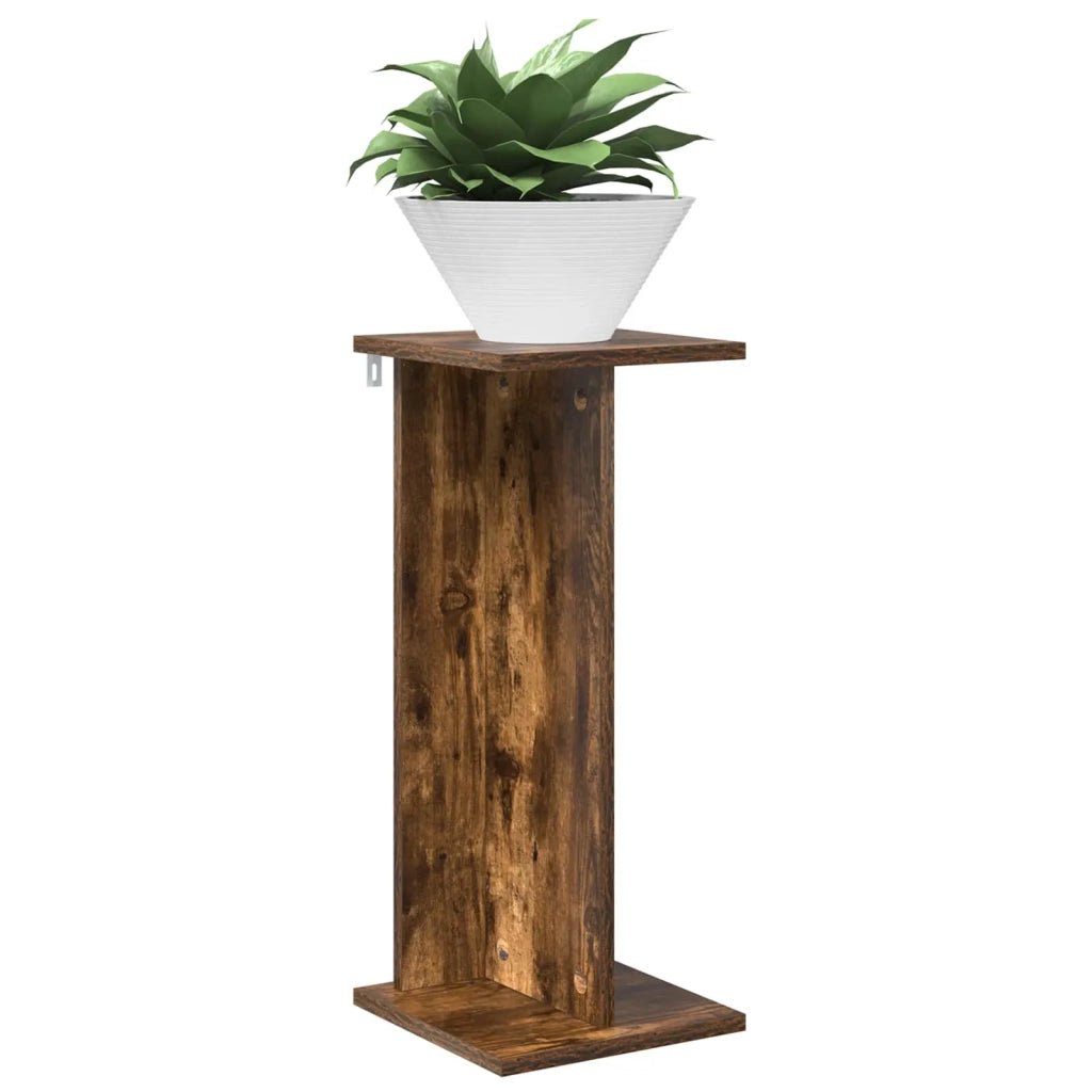 Supporto per piante | Sostegno per piante Quercia Affumicata 25 x 25,5 x 60,5 cm